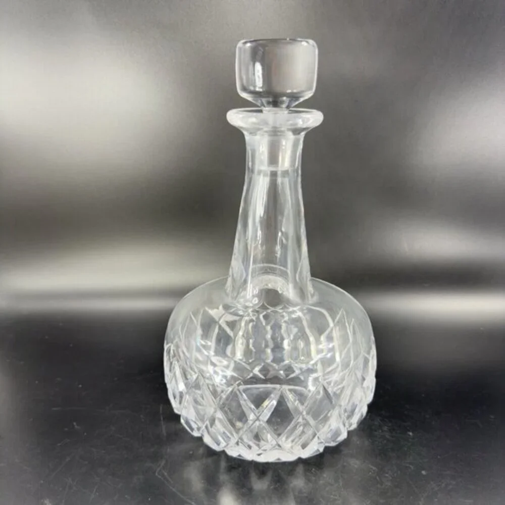 Orrefors Elisabeth Clear‎ Crystal Decanter Bottle With Stopper Heavy Luxurious